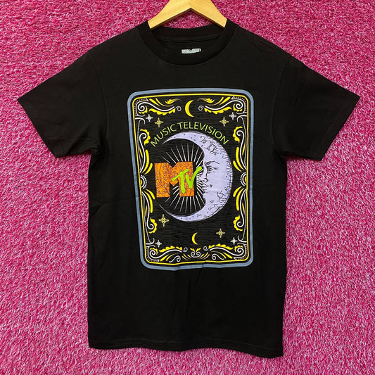 MTV Music Television Tarot Card Crescent Moon T-Shirt Small