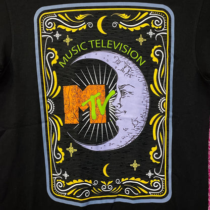 MTV Music Television Tarot Card Crescent Moon T-Shirt Small