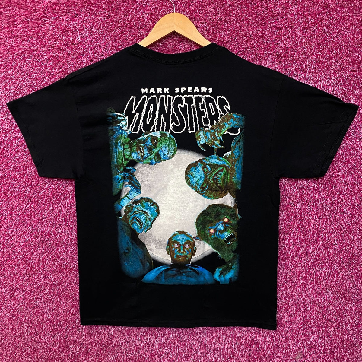Mark Spears Monsters Last Supper Horror Graphic T-Shirt Large