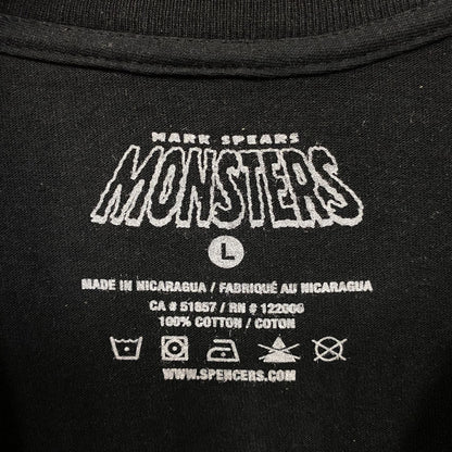 Mark Spears Monsters Last Supper Horror Graphic T-Shirt Large
