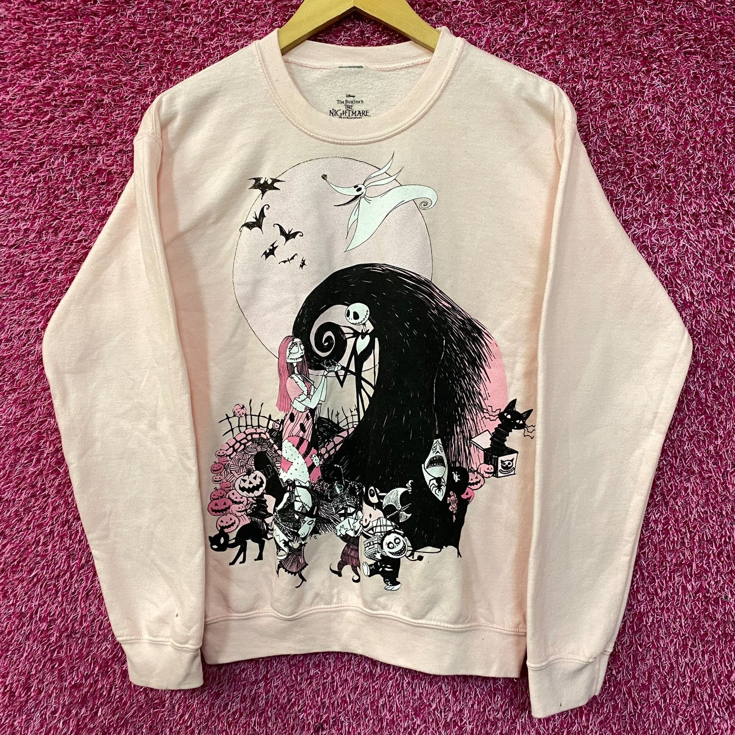 Disney The Nightmare Before Christmas Graphic Crewneck Sweatshirt Small