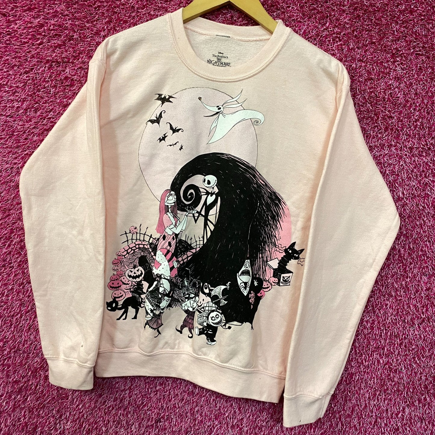 Disney The Nightmare Before Christmas Graphic Crewneck Sweatshirt Small
