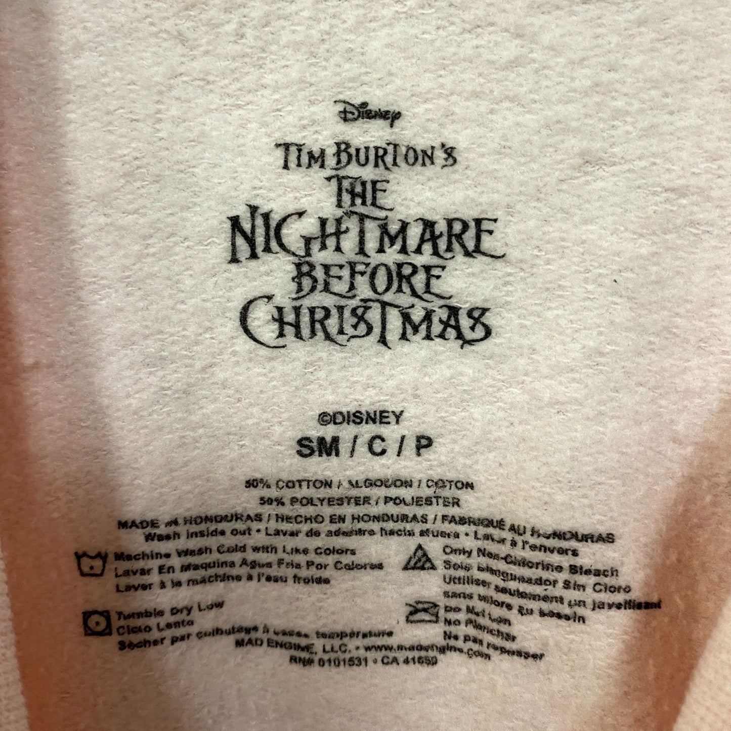 Disney The Nightmare Before Christmas Graphic Crewneck Sweatshirt Small