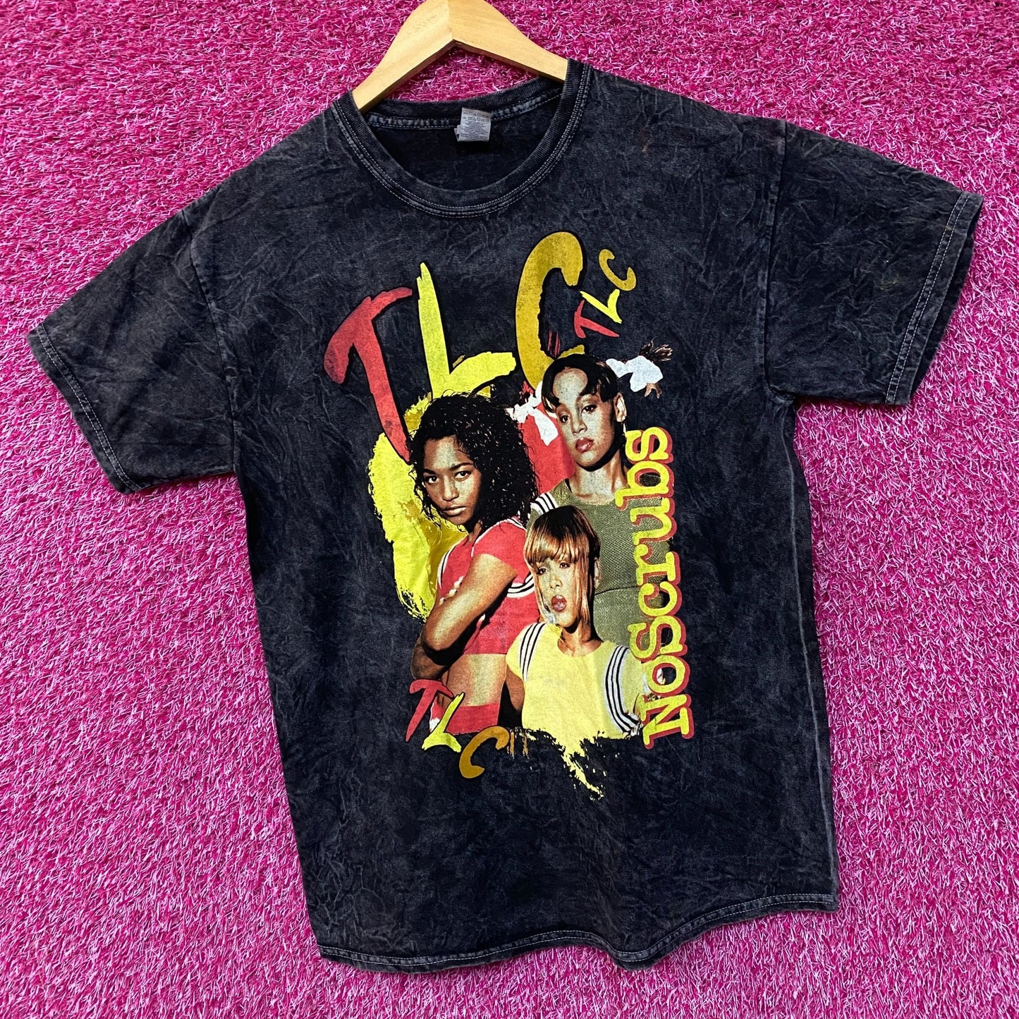TLC No Scrubs Fan Mail Album Art Poster Soul Girl Band Tee Large