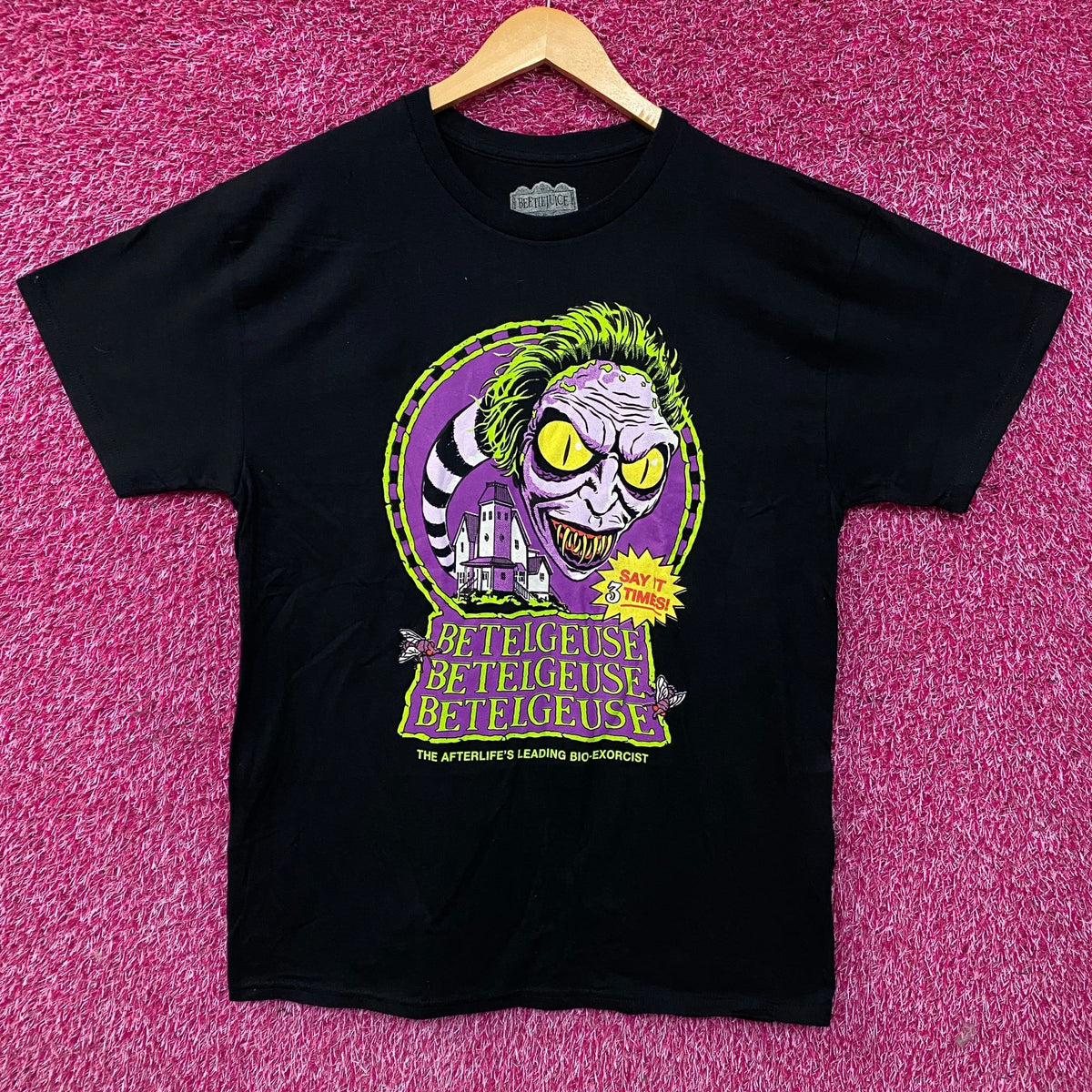 Beetlejuice: Say It Three Times Graphic T-Shirt Large
