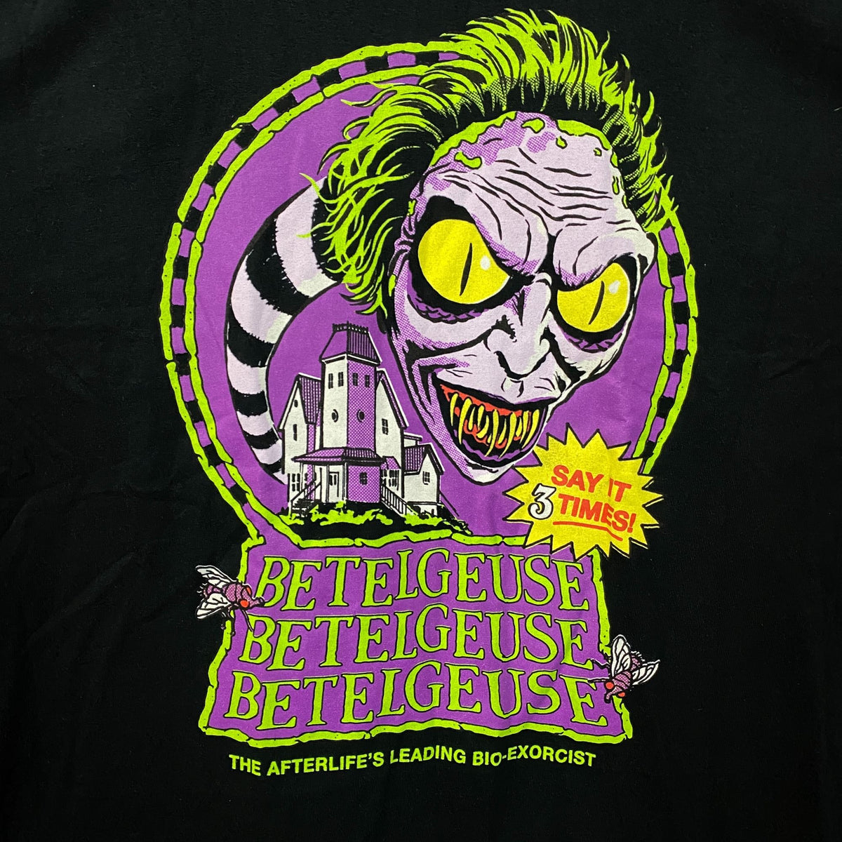 Beetlejuice: Say It Three Times Graphic T-Shirt Large