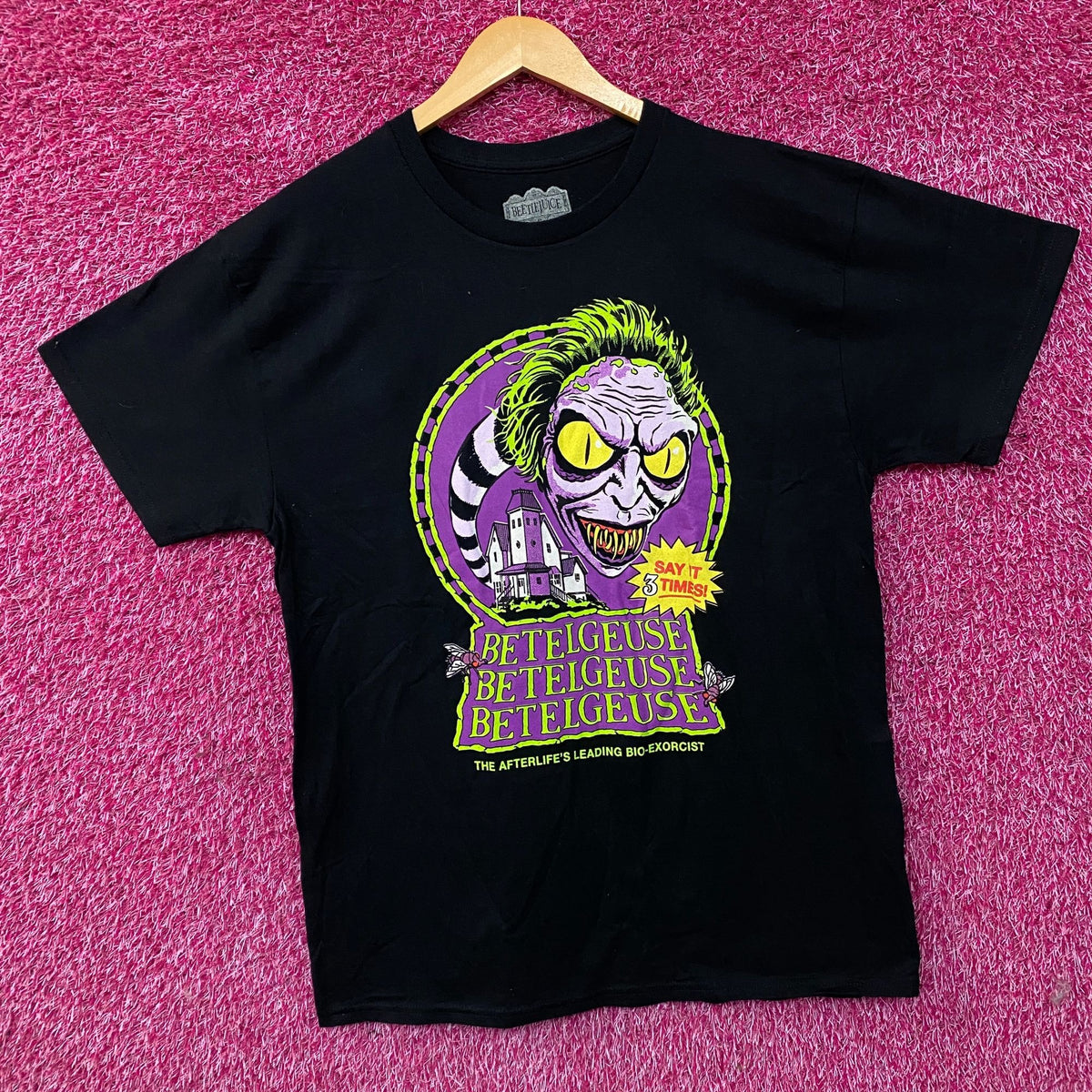 Beetlejuice: Say It Three Times Graphic T-Shirt Large