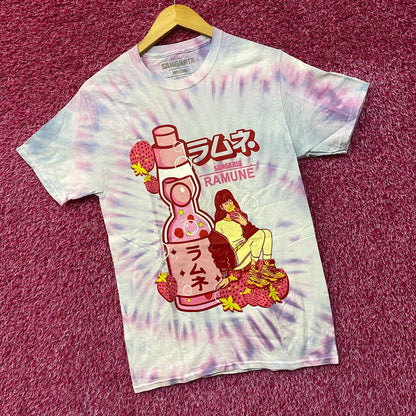 Sangaria Ramune Strawberry Tie Dye T-Shirt Small