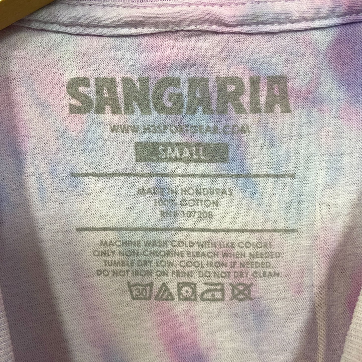 Sangaria Ramune Strawberry Tie Dye T-Shirt Small