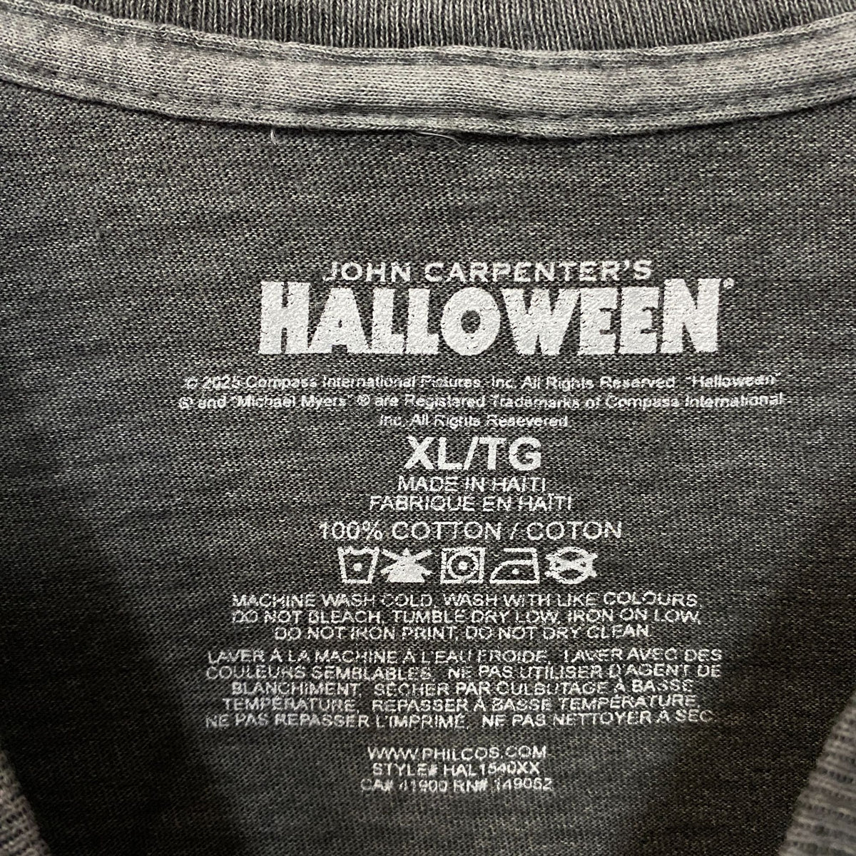 Halloween Michael Myers Horror Movie Graphic T-Shirt XL