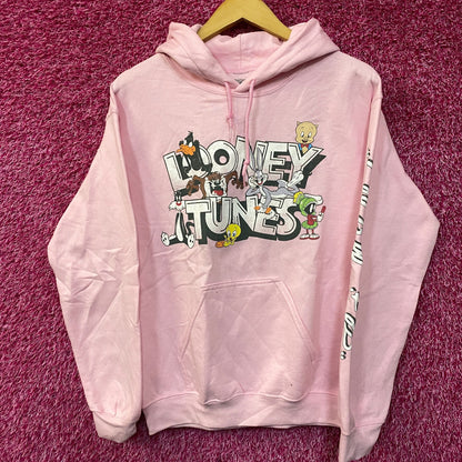 Warner Bros Looney Tunes Cartoon Cast Poster Hoodie Small