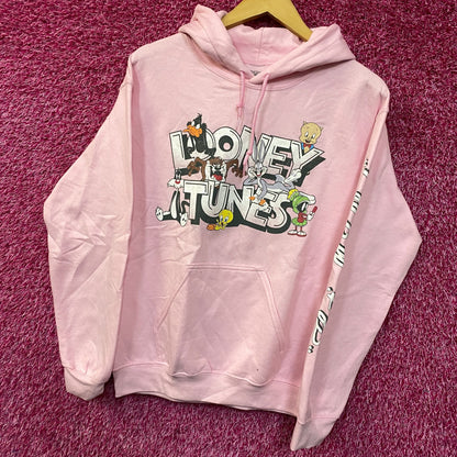Warner Bros Looney Tunes Cartoon Cast Poster Hoodie Small