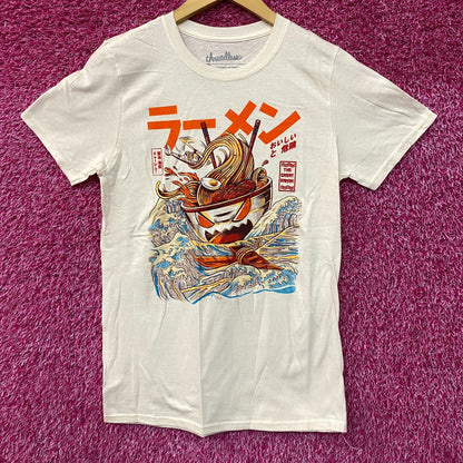 The Great Ramen Kaiju Monster Beige Tshirt size Small
