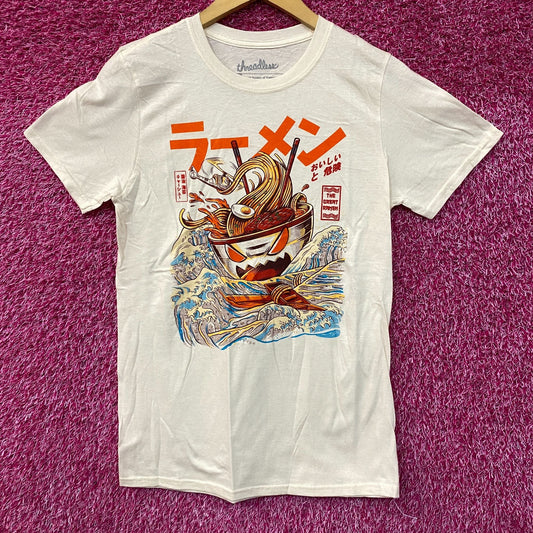 The Great Ramen Kaiju Monster Beige Tshirt size Small