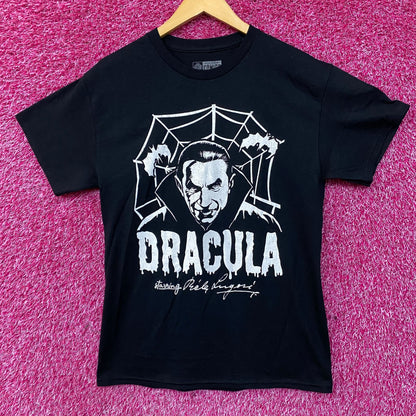 Bela Lugosi Dracula Spiders Web Graphic T-Shirt Medium