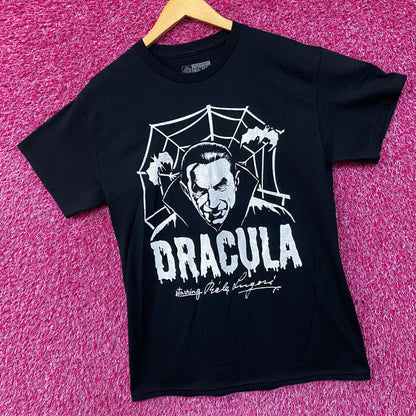 Bela Lugosi Dracula Spiders Web Graphic T-Shirt Medium