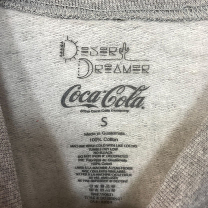 Coca-cola Sun Logo Retro Style Sweatshirt Small