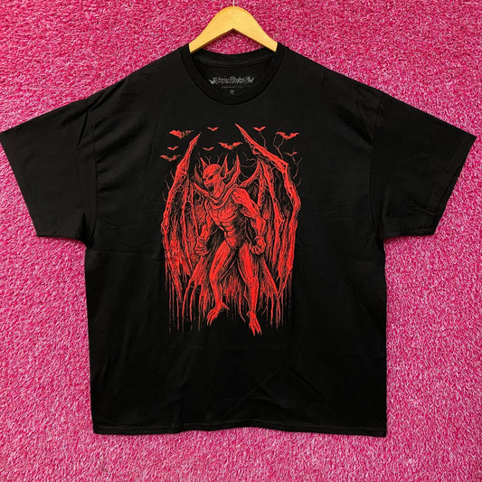 Vampire Freaks Jersey Devil Graphic Design T-Shirt Large