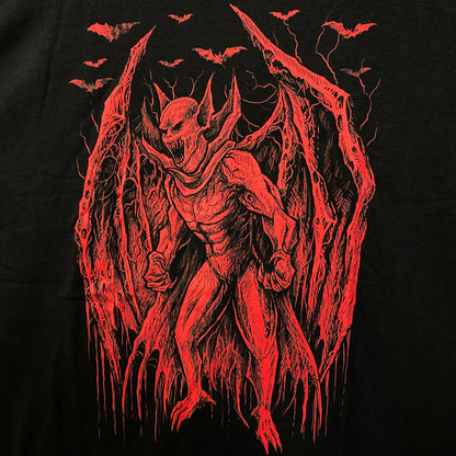 Vampire Freaks Jersey Devil Graphic Design T-Shirt Large