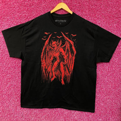 Vampire Freaks Jersey Devil Graphic Design T-Shirt Large