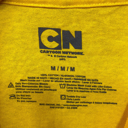 Cartoon Network Throwback Logo With Characters Graphic Print T-Shirt Medium