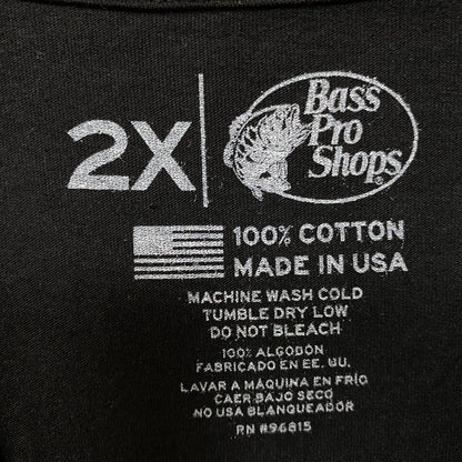 Bass Pro Shops American Patriot Flag Graphic T-Shirt 2XL