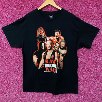 WWE Monday Night Raw Poster Raw is War T-Shirt Large