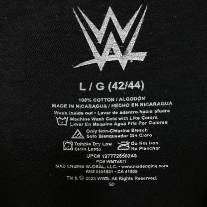 WWE Monday Night Raw Poster Raw is War T-Shirt Large