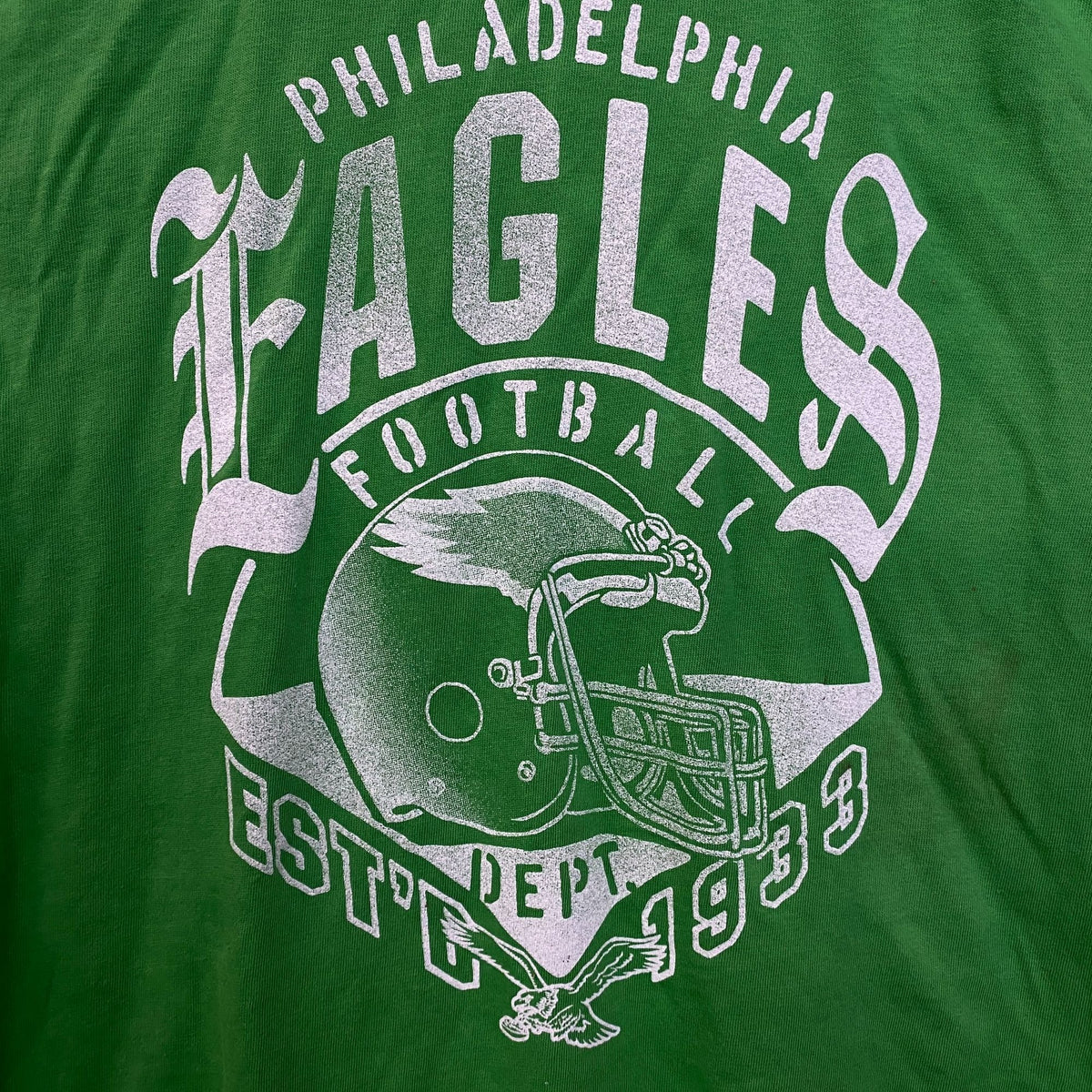Philedelphia Eagles Est 1933 Helmet Women's Tshirt size XL