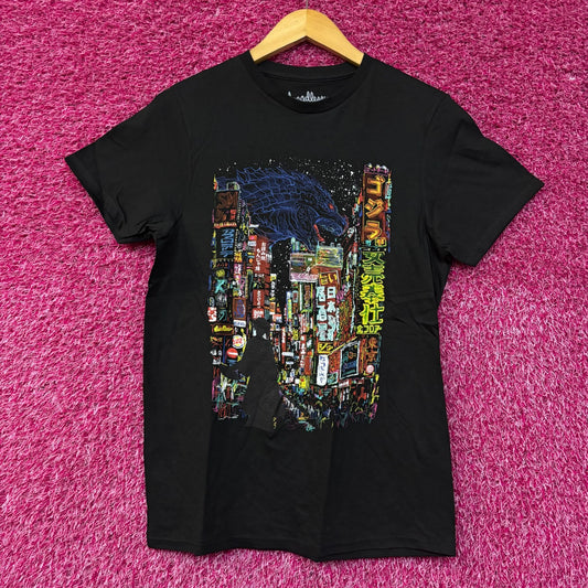 Threadless Godzilla Kaiju City Graphic Design T-Shirt Size Small