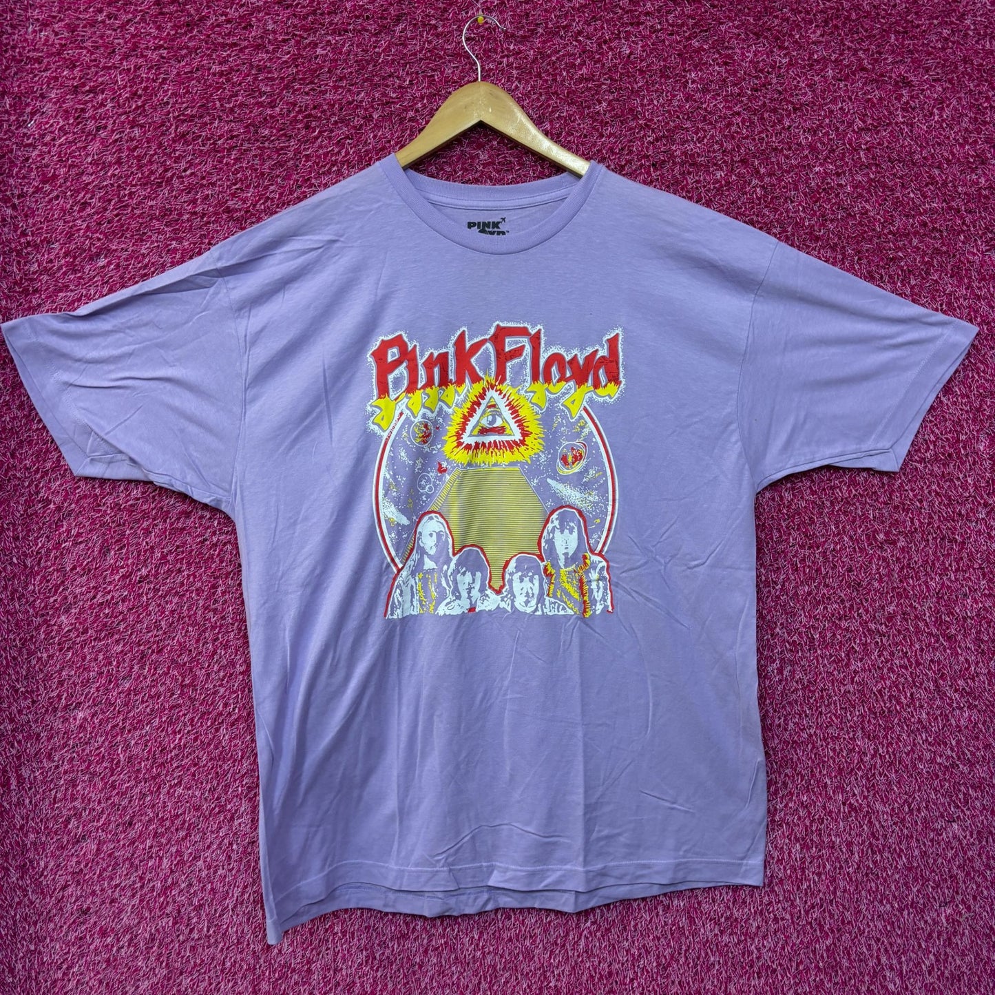 Pink Floyd All Seeing Cosmic Pyramid Psychedelic Rock Tee 2xl