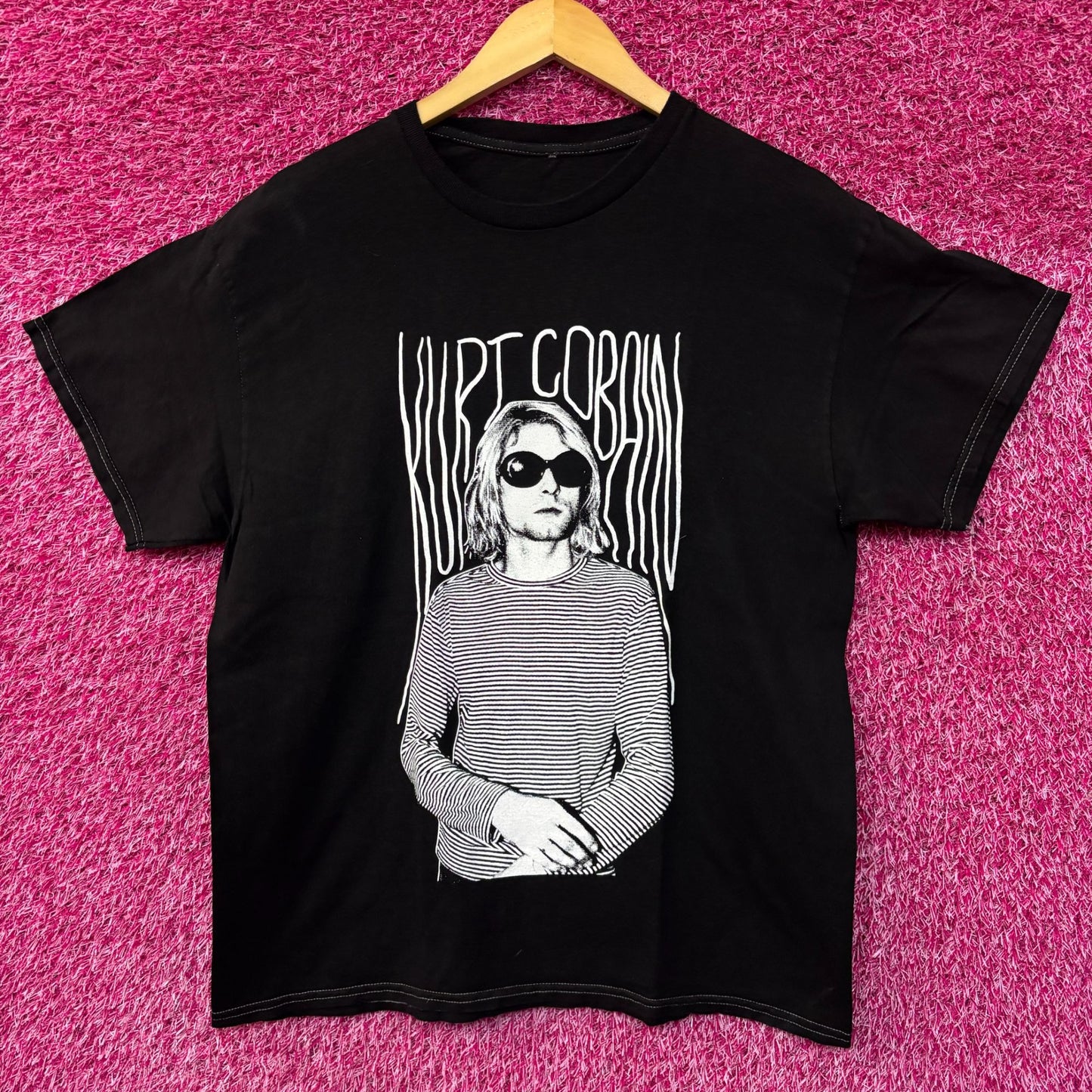 Nirvana Kurt cobain mineral wash Tshirt size large