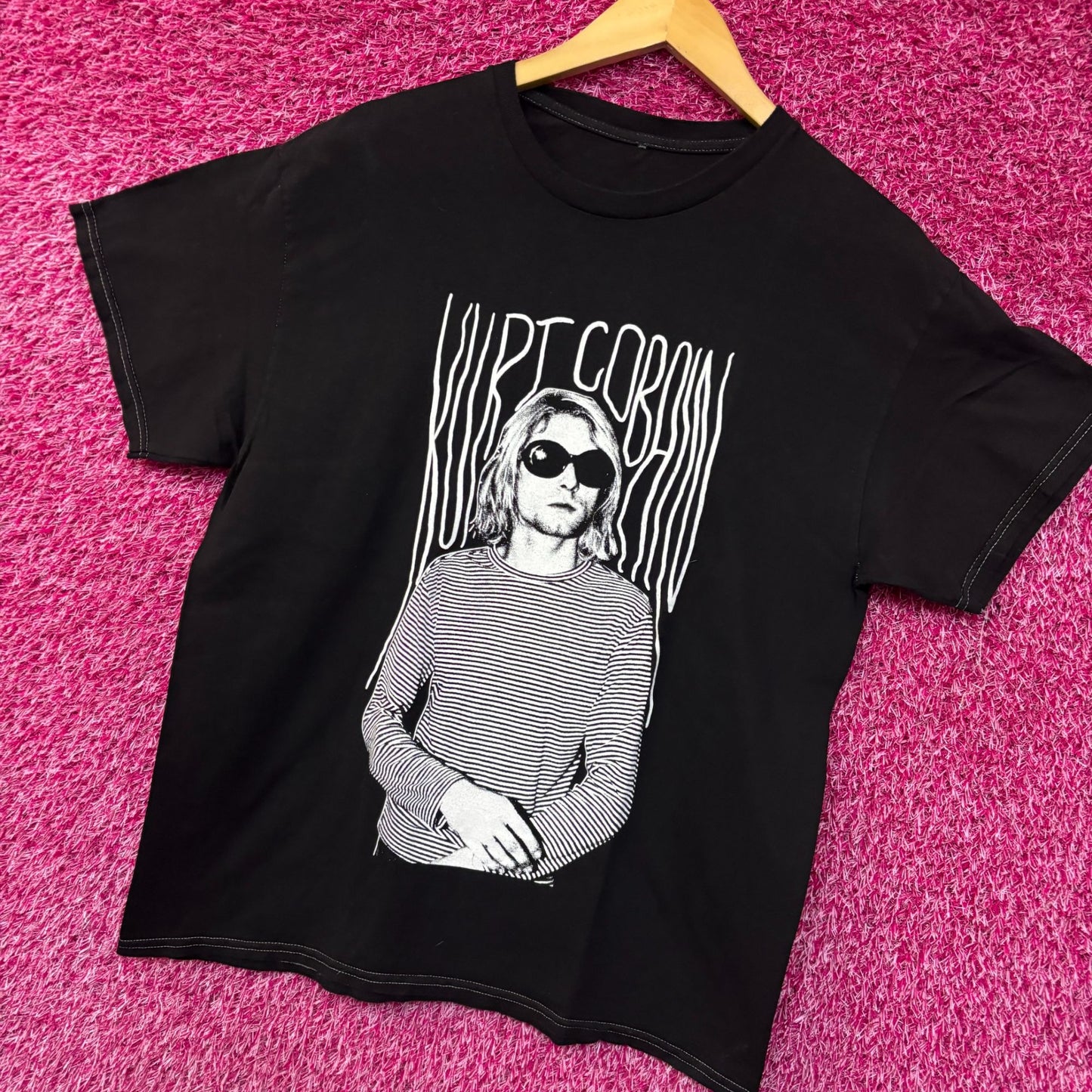 Nirvana Kurt cobain mineral wash Tshirt size large