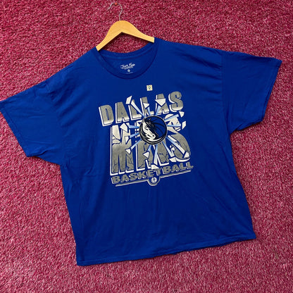 Junk Food Dallas Mavericks Break Through Basketball T-Shirt 2XL