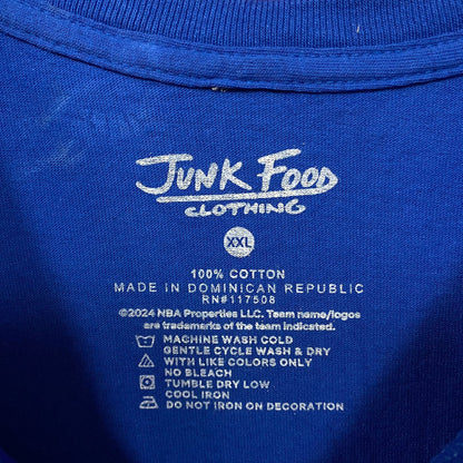 Junk Food Dallas Mavericks Break Through Basketball T-Shirt 2XL