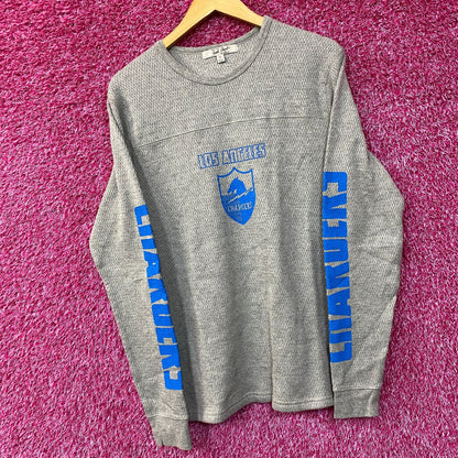 Los Angeles Chargers Long Sleeve Waffle Shirt Medium