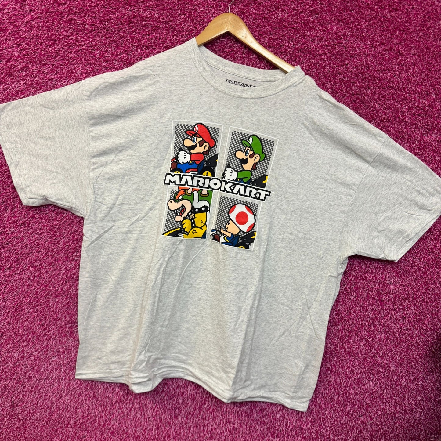 Mario Kart Starter Characters T-shirt size 4XL