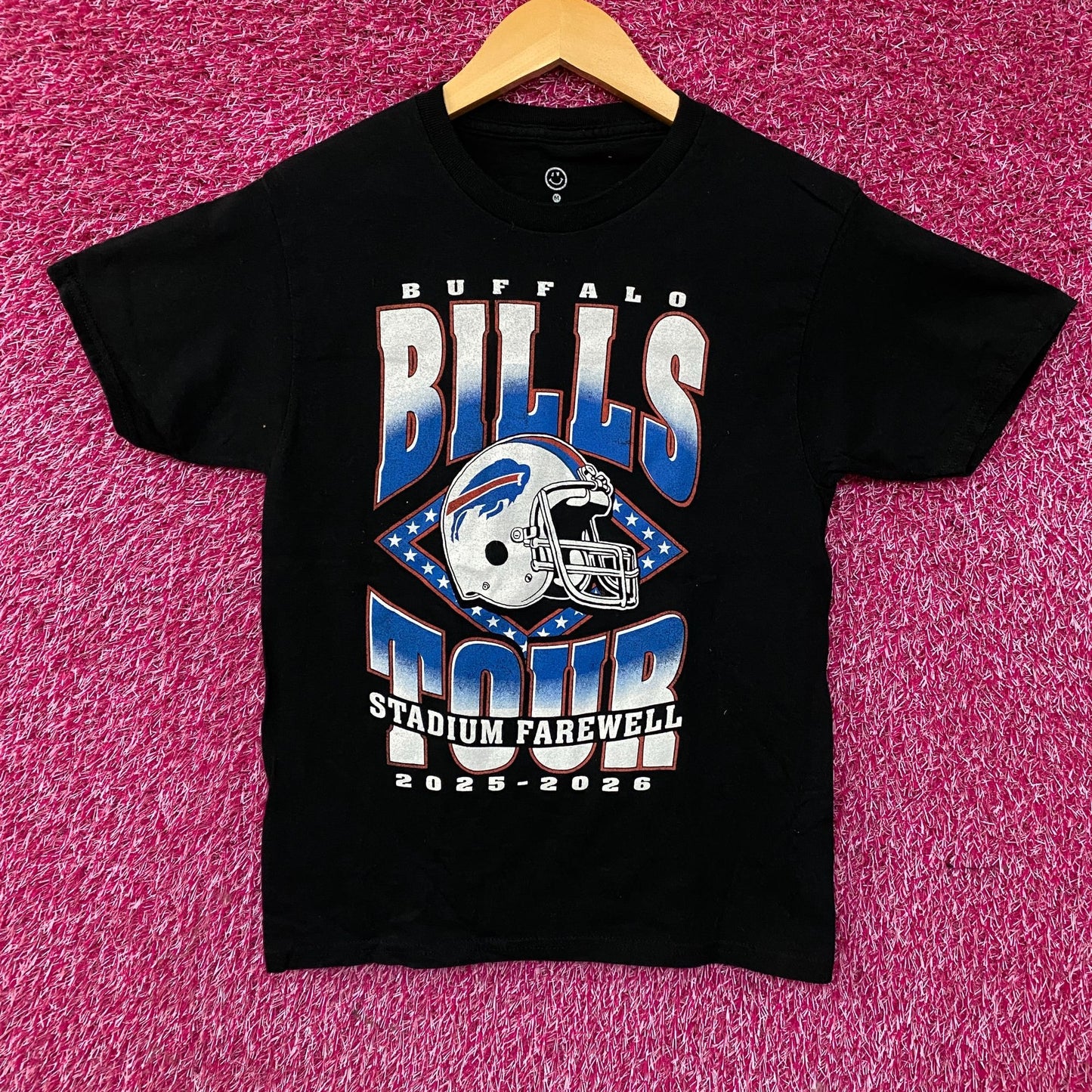 Junk Food Clothing Buffalo Bills Stadium Farewell Tour Graphic T-Shirt Kids Medium