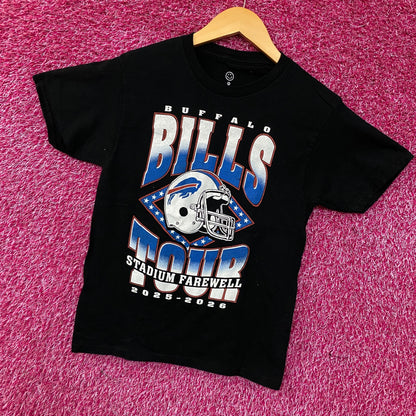 Junk Food Clothing Buffalo Bills Stadium Farewell Tour Graphic T-Shirt Kids Medium