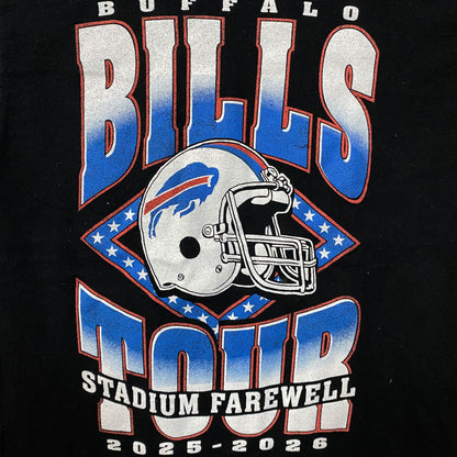 Junk Food Clothing Buffalo Bills Stadium Farewell Tour Graphic T-Shirt Kids Medium