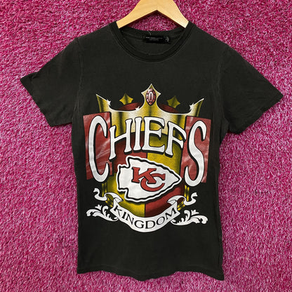 Junk Food Clothing Kansas City Chiefs Kingdom Vintage Style T-Shirt XS