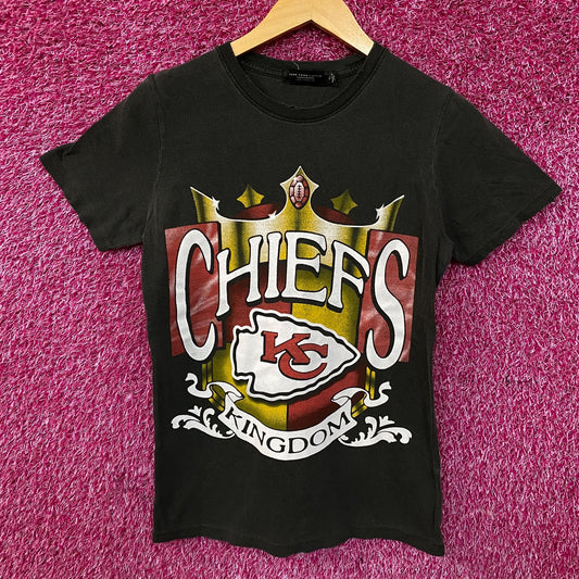 Junk Food Clothing Kansas City Chiefs Kingdom Vintage Style T-Shirt XS