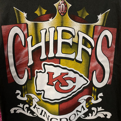 Junk Food Clothing Kansas City Chiefs Kingdom Vintage Style T-Shirt XS