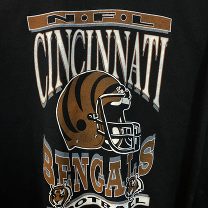Cincinnati Bengals NFL Helmet Logo Crewneck Sweatshirt Medium