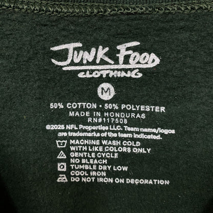 Junk Food Clothing New York Jets Property of Jets NFL Green Sweatshirt Medium