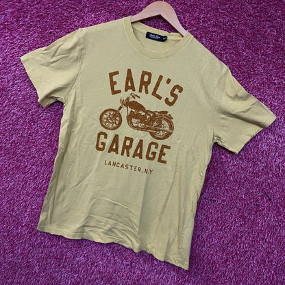 Junk Food Earl's Garage Vintage Style Graphic Women's T-Shirt Large