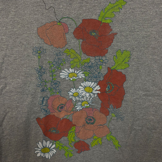 Junk Food Flowers Cotton Graphic T-Shirt XL