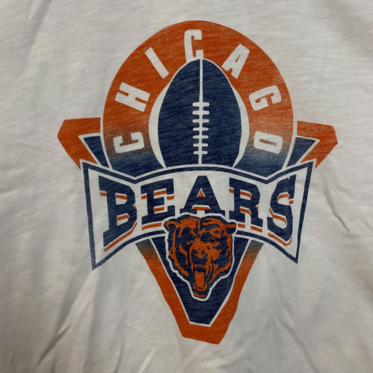 Junk Food Clothing Women's NFL Chicago Bears Mock Neck Crop Tee 2XL