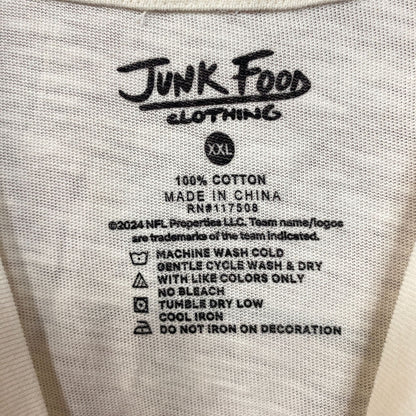 Junk Food Clothing Women's NFL Chicago Bears Mock Neck Crop Tee 2XL