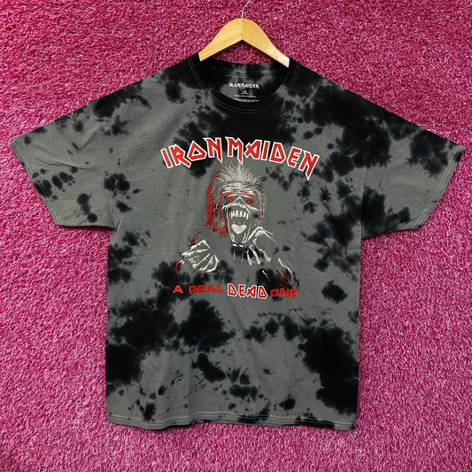 Iron Maiden A Real Dead One Album Art Heavy Metal Tie Dye large